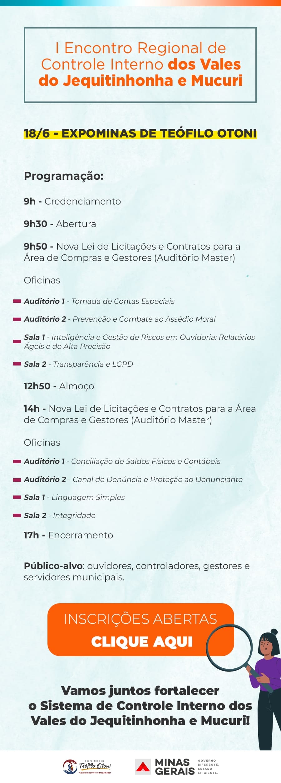 Encontro CGE.Programação